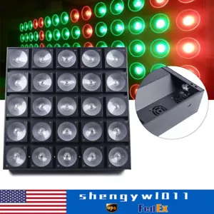 Panel de Luz de Lavado LED RGB 800W, 3 EN 1 DMX Iluminación de Escenario Estroboscópico DJ Disco Bar Lámpara - Imagen 1 de 14