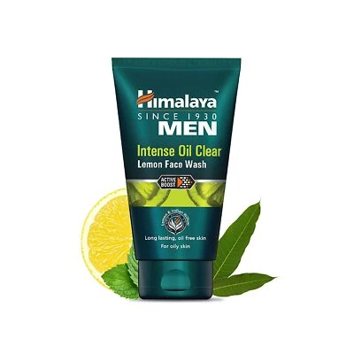 Himalaya Men Intense Oil Clear Lemon Face Wash, 50ml FREE SHIP - Image 1 of 4