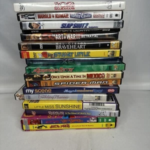 Lot 17 DVDs Vintage Movies Disney Austin Powers USED Fun Action Kids Classics - Picture 1 of 6