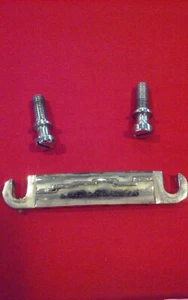Vintage 1970er Jahre Gitarre Stop Bar kompensiertes Saitenhalter mit Nieten JAPAN MIJ - Bild 1 von 6