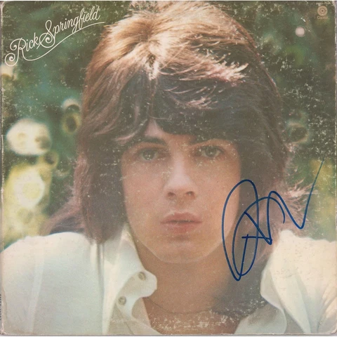 Rick Springfield Autographed Beginnings Album JSA Cover