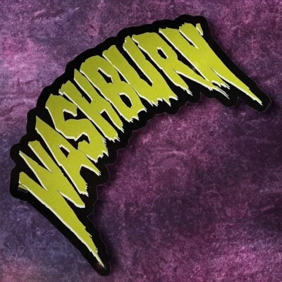 GUITARRAS WASHBURN PANTERA DIMEBAG DARRELL ABBOTT PEGATINA PLAN DE DAÑOS INCREÍBLEMENTE RARO Foto 1 de 2