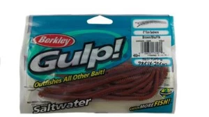 Berkley Gulp! Saltwater Nereis Seeringelwurm Dark Brown 15cm Plattfisch Flunder - Bild 1 von 2