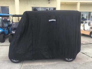 BLACK STORAGE COVER EVOLUTION D5 MAVERICK 4 PASSENGER SEAT GOLF CART HEAVY DUTY - Picture 1 of 6