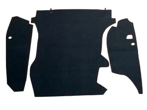 Porsche 911 912 65-68 Perlon Felt Front Trunk Carpet Kit-Black - Picture 1 of 4