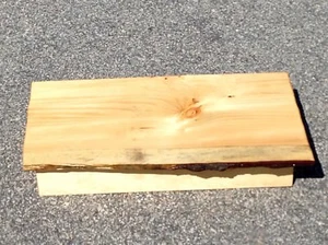 Concealment Shelf 24" X 13" "Live Edge" With Hidden Compartment (#Ten) - Picture 1 of 5