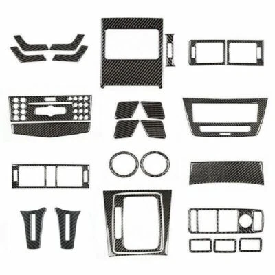 Embellecedores interiores de coche de fibra de carbono para Mercedes Benz W204 Clase C C250 300 C350 C63 Foto 1 de 4