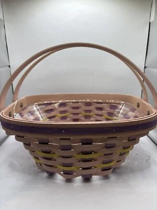 Longaberger Like Dresden & Company Easter Basket WITH PROTECTOR NEW! - Picture 1 of 5