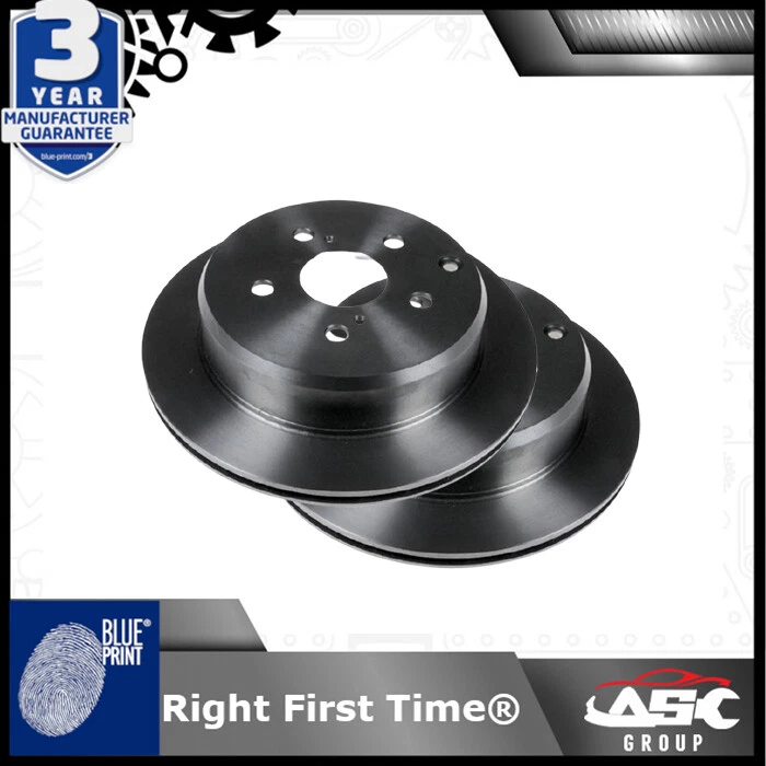 Juego de discos de freno - traseros - 290 mm - se adapta a Toyota Previa l, Supra - 1990-2000 Foto 1 de 1