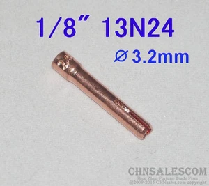 10 pezzi 13N24 Collettori per torcia di saldatura Tig WP-9 WP-20 WP-25 3,2mm 1/8" - Foto 1 di 1
