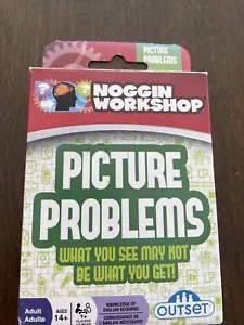 Noggin Workshop Picture Problems Brain Training Cards Ages 14+ Travel NEW - Picture 1 of 5