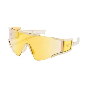 NEW BALMAIN FLECHE BPS-138B UNISEX GOLD/BONE SUNGLASSES - Picture 1 of 5