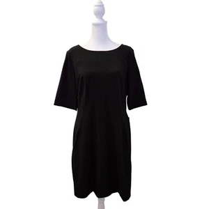NWT Tahari Daisy Little Black Shift Dress with Pockets Size 10 - Picture 1 of 8