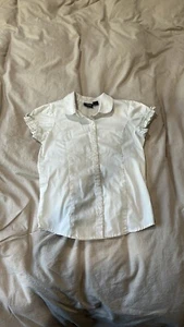 Girls Uniform Blouse, Size S 7/8, Gently Worn - Picture 1 of 4