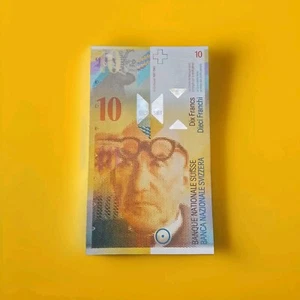 SWITZERLAND _ (P66a) _ 10 FRANKEN BANKNOTE _ 1995_ UNCIRCULATED - Picture 1 of 4