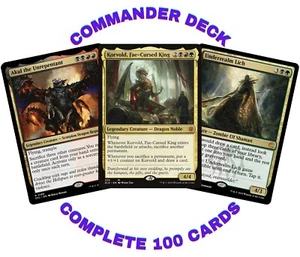 Korvold, Fae-Cursed King/Sacrifice/Custom Commander/EDH Deck 100 Cards MTG - Picture 1 of 9