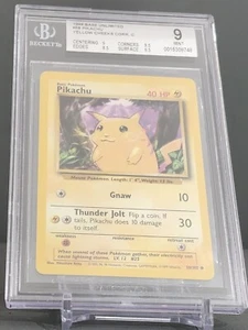 1999 Pikachu BGS 9 Pokemon Base Set Unlimited #58 - Picture 1 of 2