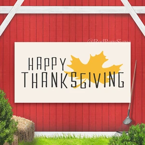 Happy thanksgiving indoor outdoor banner sign - Picture 1 of 1