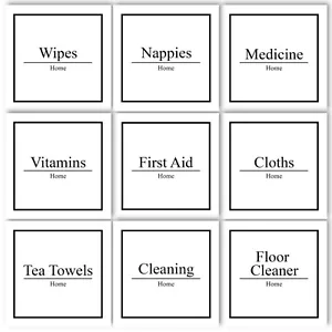 Storage labels, Kitchen labels, Jar Labels, Pantry labels, Home organisation - Picture 1 of 10