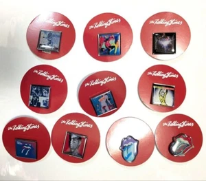 The Rolling Stones Pins Set of 10 Complete The Artist Collection Vol.5 25 x 25mm - Bild 1 von 1