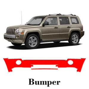 Front bumper PreCut PPF Paint Protection Film For Jeep Patriot 2007-2010 - Picture 1 of 6