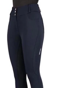 euro-star Reitleggins Athletic Lux LTE white silver - Picture 1 of 2