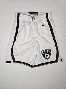 Brooklyn Nets Herren Nike NBA Swingman Short Größe 30 M weiß/schwarz Dmall Medium - Bild 1 von 5