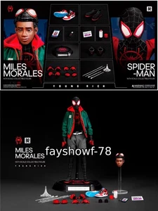 YOUNGRICH TOYS SP002 1/6 Miles Morales Spider-Man Into the Spider-Verse Figure - Picture 1 of 24