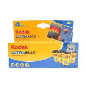 Kodak Ultra Max 400 Film 35mm 4 Rollen 24 Belichtungen neu versiegelt abgelaufen 05/2014 - Bild 1 von 6