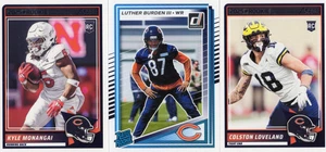 Lot of 3-2025 Chicago Bears Rookies, Monangai-Burden-Loveland, Nice, L@@K - Bild 1 von 2