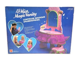 VINTAGE 1990 WEE LIL MISS VANITY SET MATTEL NEW OLD STOCK # ES - Picture 1 of 3