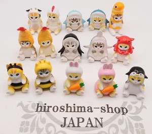 Mofusand Shark Cat Cute Samenyan 4cm interior mini Figure Complete 15set toy New - Picture 1 of 24
