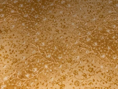Por 1/2 yarda "Fusions" por Kaufman tono sobre tono pequeño oro amarillo flores enredaderas algodón Foto 1 de 4