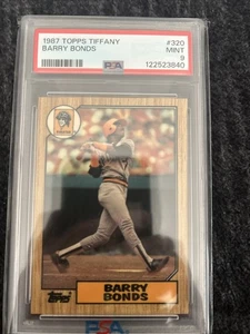 Barry Bonds 1987 Topps Tiffany #320 RC Rookie PSA 9 Low Pop 75k Sets Made - Bild 1 von 2