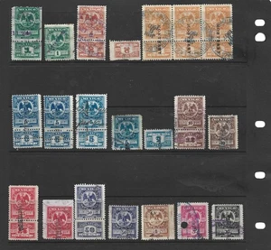 MEXICO 1906/1907 RENTA INTERIOR COAT OF ARM CICLE REVENUES (J304) - Picture 1 of 1