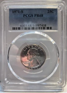 1971-S Proof Washington Quarter PCGS PR-68 25C - Picture 1 of 2