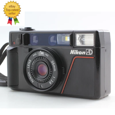 【NEAR MINT】 Nikon L35 AD ISO 1000 Pikaichi Point & Shoot Film Camera From JAPAN - Image 1 of 4
