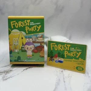 POP MART 🌈AUTHENTIC Labubu THE MONSTERS Forest Party [ Fishing Together ] - Imagen 1 de 2