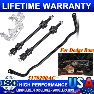 Front For 11-2018 Ram 1500 4WD Classic Stabilizer Sway Bar & Stabilizer Bar Link - Picture 1 of 15