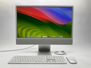 Apple iMac 24" M3 8-Core CPU 10-Core GPU 16 GB RAM 1 TB SSD SILBER 2023 - Bild 1 von 5