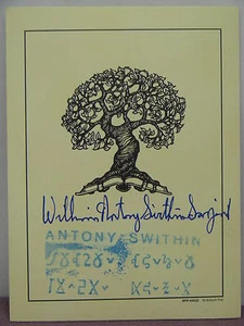 Exlibris signiert von William Antony Swithin Sarjeant (Antony Swithin) - Bild 1 von 1