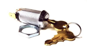 On/Off Key Switch Lock Keyed Alike, Key Removable in OFF Position With 2 Keys - Picture 1 of 3