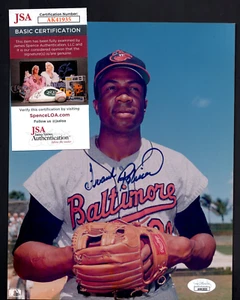 Frank Robinson Orioles HOF Signed 1987 8x10 Photo Autographed With JSA COA - Picture 1 of 4