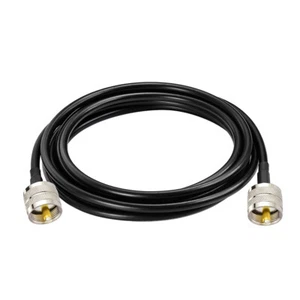 Kabel koncentryczny anteny CB 50 Ohm UHF PL-259 wtyczka na kabel koncentryczny RG58 SWR - Zdjęcie 1 z 25