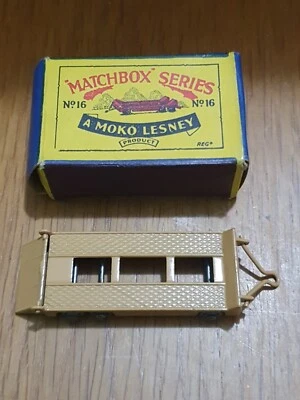 VINTAGE MATCHBOX MOKO LESNEY No 16 - ATLANTIC TRANSPORTER TRAILER - BOXED (G3D7) - Image 1 of 4
