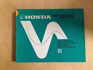 Catálogo De Piezas Honda CR 125 RB / CR 250 RB - Imagen 1 de 1