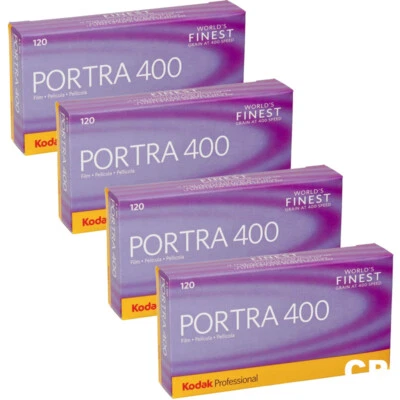 20 Rolls Kodak Professional Portra 400 120 Color Negative Film, 4 x 5 PACKS - Image 1 of 3