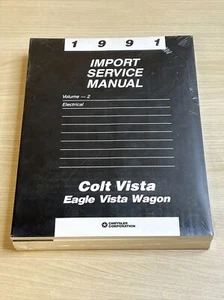 Chrysler Colt Vista Eagle Vista Wagon 1991 manuales de servicio de fábrica juego de 2 volúmenes - Imagen 1 de 4