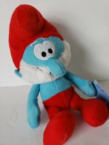 Papa Smurf Plush NWT The Smurfs Movie Cartoon Nanco New - Picture 1 of 7