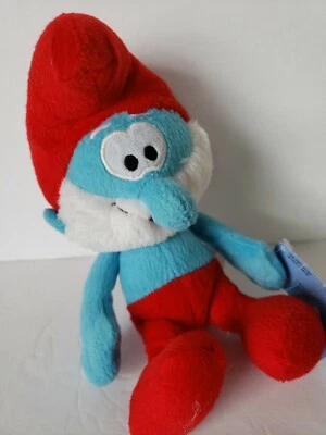 Papa Smurf Plush NWT The Smurfs Movie Cartoon Nanco New - Image 1 of 4